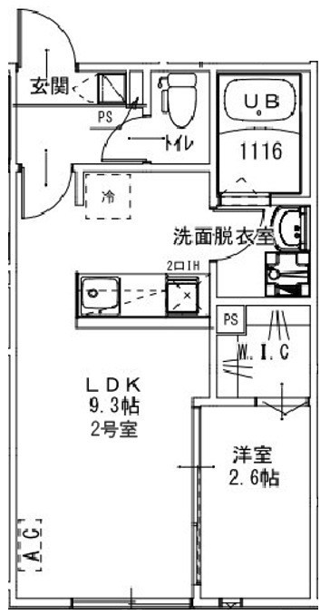 KEIAI RESIDENCE 常盤平 202号室 間取り