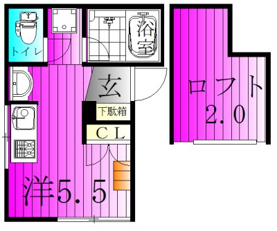 スマートコンパクト栄町 202号室 間取り