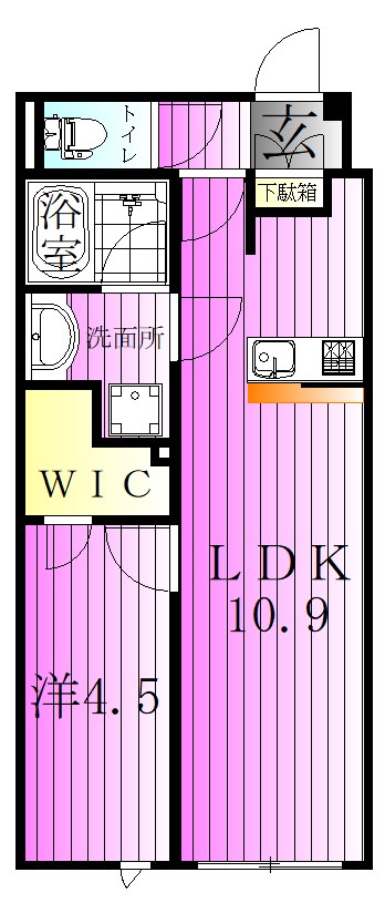 プロスタイルウェルス堀切菖蒲園 間取り図