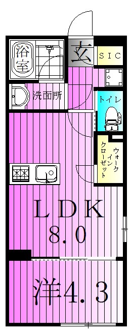 プロスタイルウェルス堀切菖蒲園 間取り図