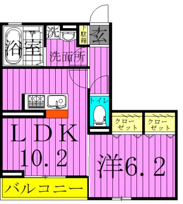 グレイスA 間取り図