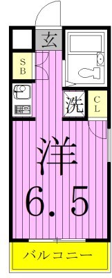 モンシャトー松戸Ⅱ 311号室 間取り