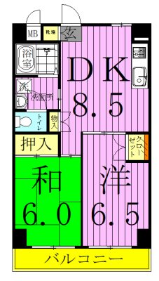 メゾンドソレイユ 間取り図
