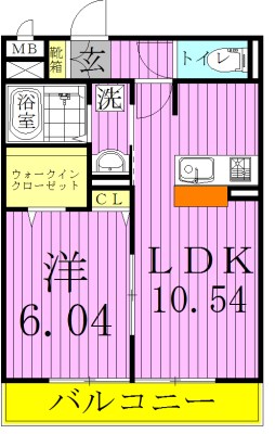 セジュール西新井 間取り図