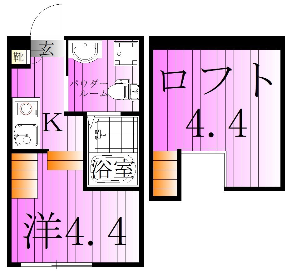 ハーモニーテラス梅田12 間取り図