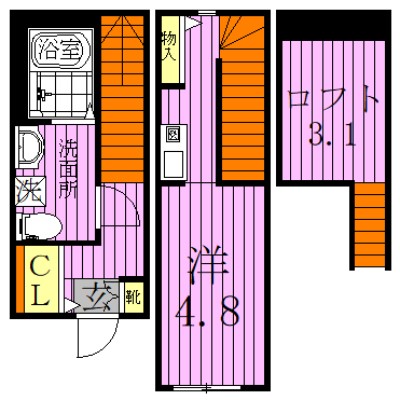 ハーモニーテラス伊興 間取り図