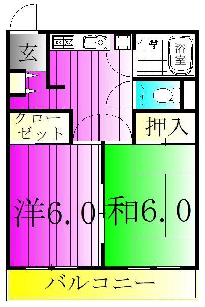山内ハイツ 間取り