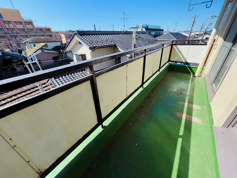 山内ハイツ ベランダ