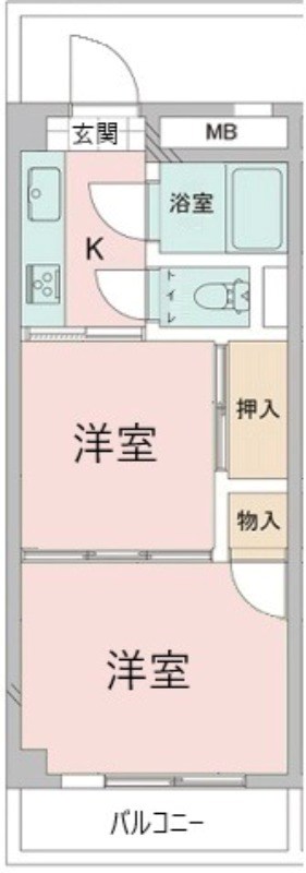 パークフラッツ舎人  間取り図