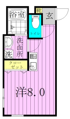 ネモフィラ青井  間取り図