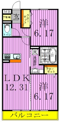 ルーチェオザワ 間取り図