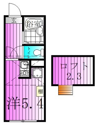 ノーザンロード北千住２ 間取り図