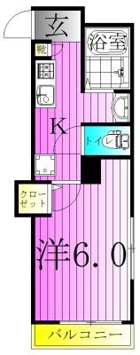 シティ・ソレイユ曙町 間取り図
