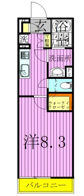 リブリ・Ｊｕｎｅ　ＫＡＬＵＮＡＳＩＡ 間取り図