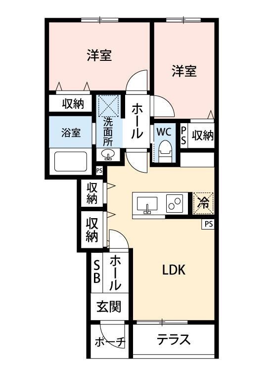 フルール・メゾン 間取り