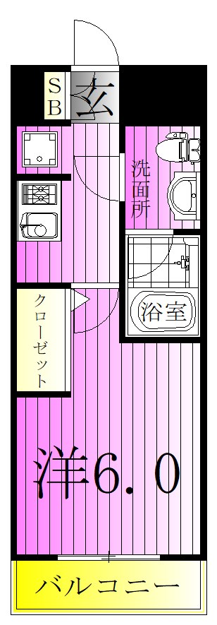 AZEST堀切菖蒲園Ⅲ 間取り図