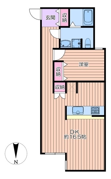 brillante paws　舎人  間取り図
