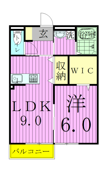 ヴィラ・エルメゾン 間取り図