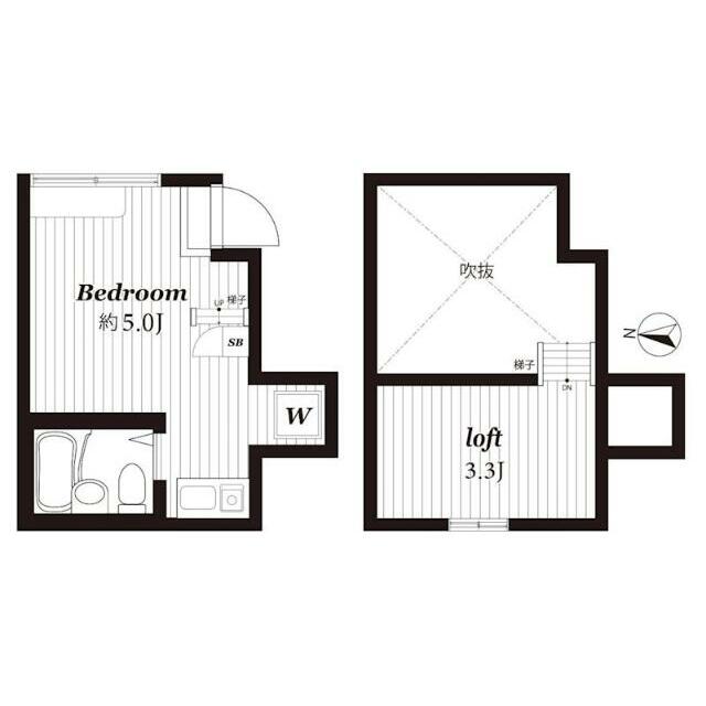 プレシャス北千住Ⅱ 間取り図