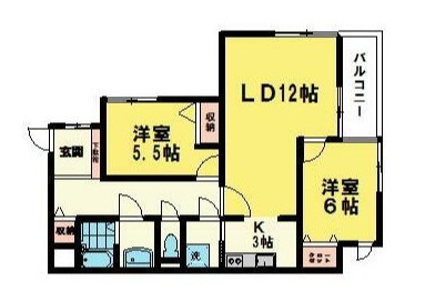 浜島レジデンス 105号室 間取り