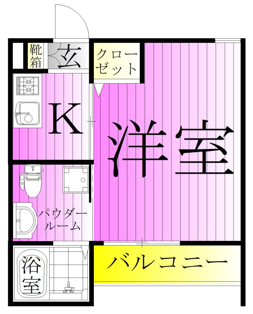 Arcobaleno（アルコバレーノ） 間取り図