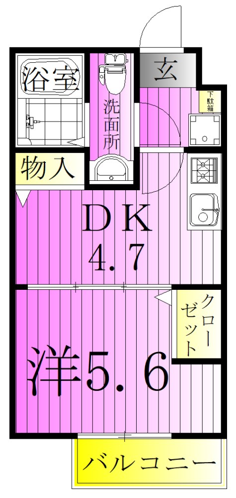 GRANPASEO舎人 間取り図