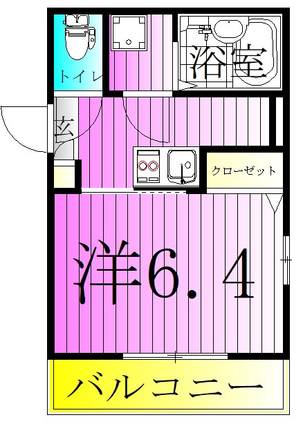 MELDIA梅島V 間取り図