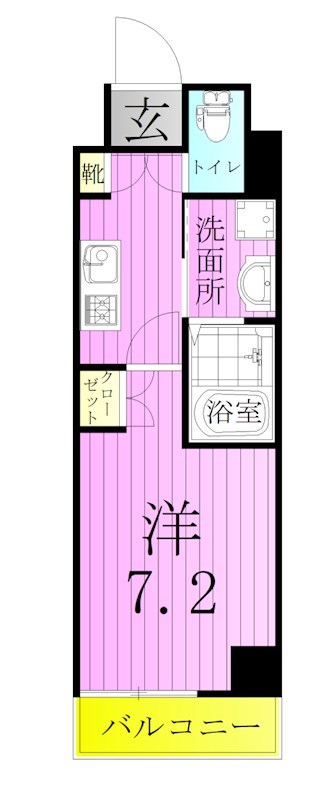 メトロステージ亀有 間取り図