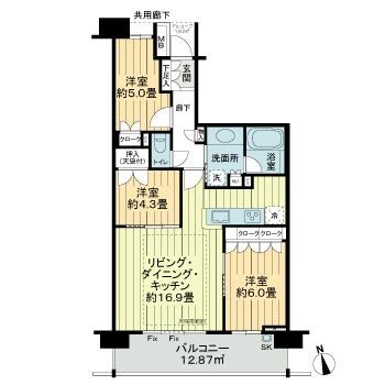 パークホームズ柏サンク 間取り