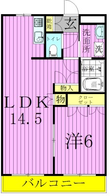 サンヴィラージュ 間取り図