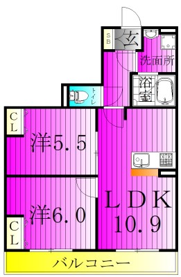 スカイタウンR 間取り