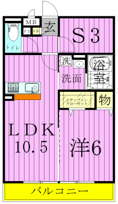 ラ　カンパネラ　A 間取り図