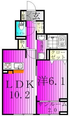 モーヴソレイユ 間取り