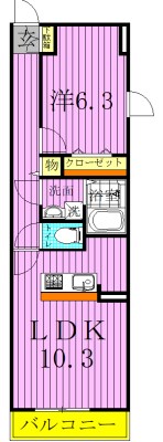 アルモニー・アビタシオン 間取り図
