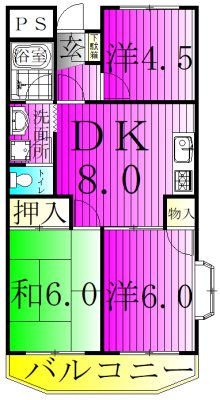 サンヒルズ森田 間取り