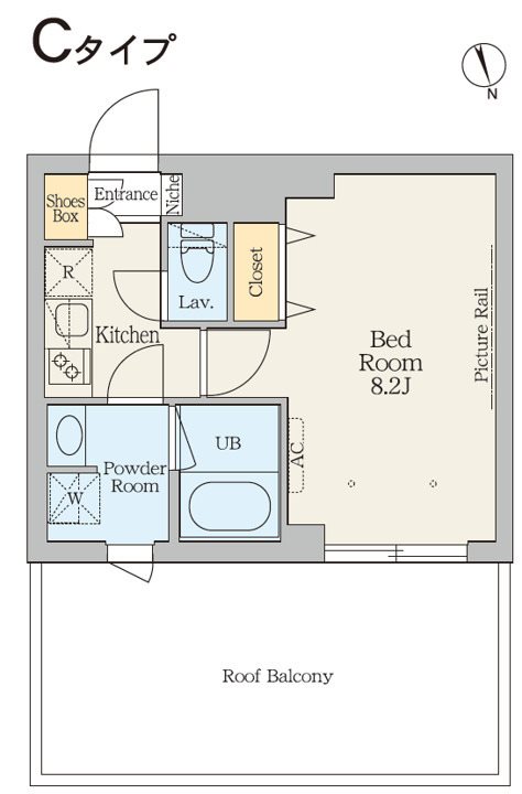 クレストコート綾瀬 間取り図