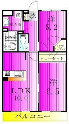 コンシェリーコート 105号室 間取り