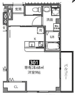 ネクスタージュ新松戸 301号室 間取り
