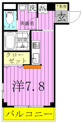 ネクスタージュ新松戸 301号室 間取り