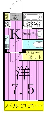 エルスタンザ東綾瀬ＤＥＵＸ 間取り図