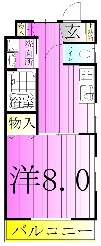 ニューカリーノ 間取り図