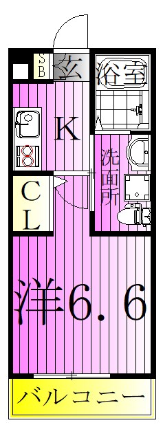 エストゥルース亀有 間取り図