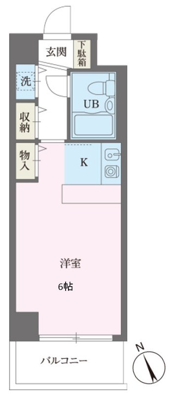 ジュネパレス松戸第94 302号室 間取り