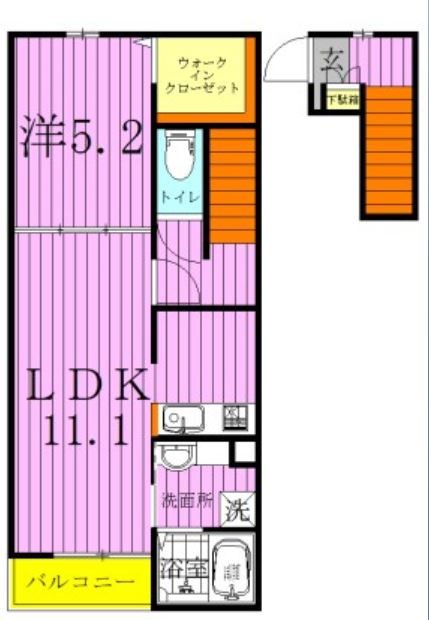 ラフレシール 間取り図