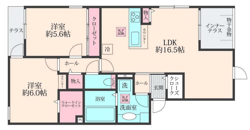 ＬＵＬＵ西尾久 間取り図