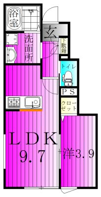 リーブルファイン柏高田 間取り