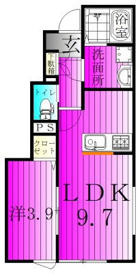 リーブルファイン柏高田 間取り