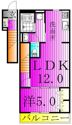 リーブルファイン柏高田 間取り