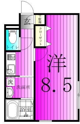 カーザ・レフィナーダⅡ 間取り