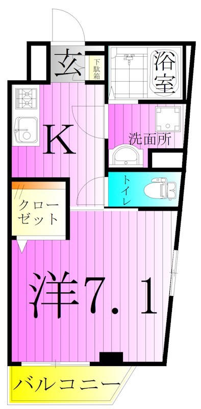 ブルーセブン 間取り図